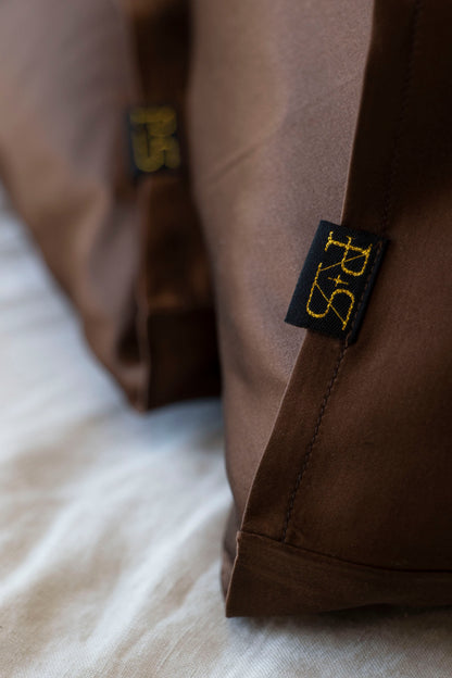 Cacao Silk Pillowcase